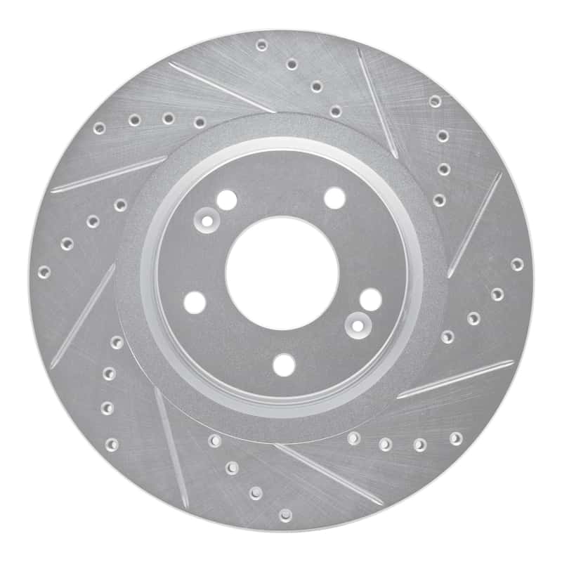 R1 Concepts — R1 15-21 Kia SEDONA Front Right Drilled & Slotted Silver Brake Rotor
R1 Brake Rotor Drill - view 1