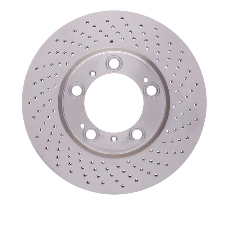 DFC — DFC 98-12 Porsche 911 Right Front Drilled Hi-Carbon Alloy Geomet Coated Rotor
DFC Brake Rotor - view 1