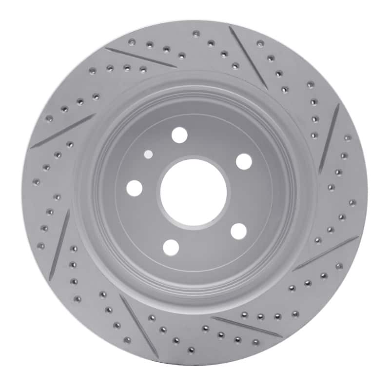 R1 Concepts — R1 16-24 Cadillac Ats Rear Right Drilled & Slotted Geo-Carbon Rotor - view 5