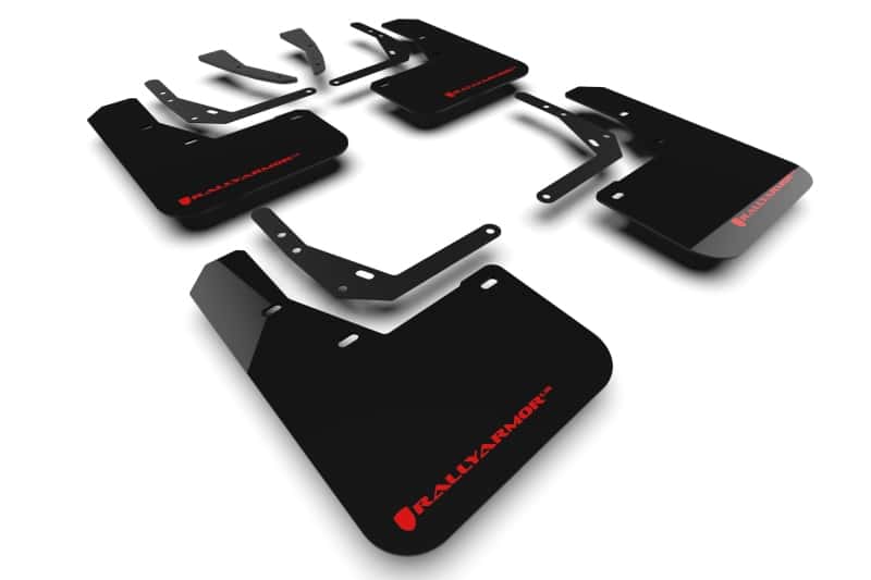Rally Armor — Rally Armor 24-25 Hyundai Kona/Kona EV Black UR Mud Flap w/Red Logo
Mud Flap - view 1
