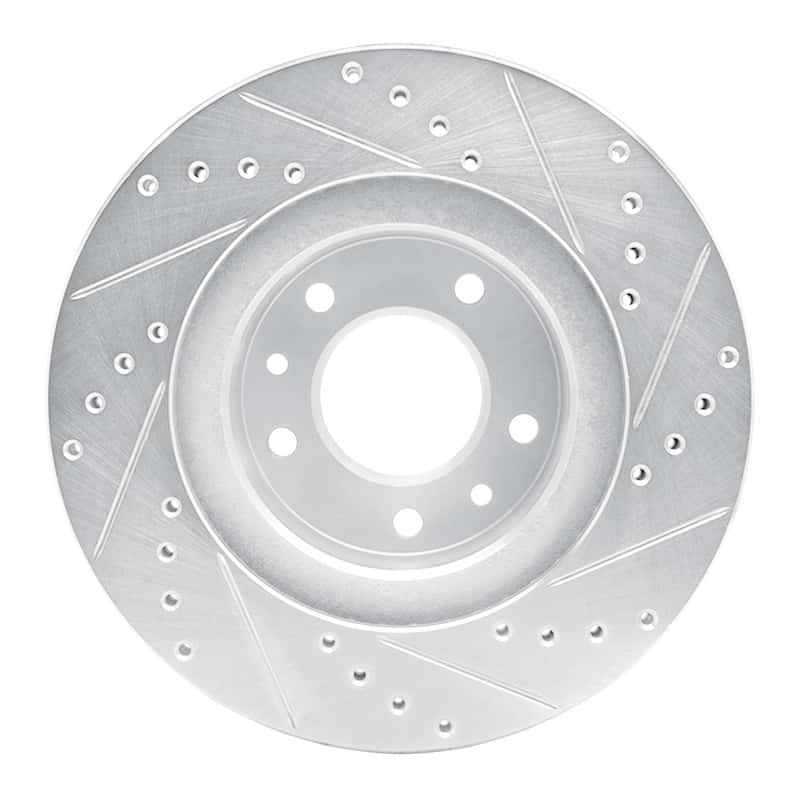 R1 Concepts — R1 93-95 Mazda RX-7 Front Left Drilled & Slotted Silver Brake Rotor
R1 Brake Rotor Drill - view 5