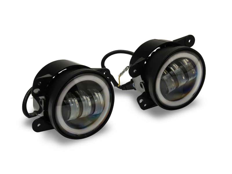 Raxiom — Raxiom 07-23 Jeep Wrangler JK & JL Axial Series Halo LED Fog Lights- Amber
Lights - view 1