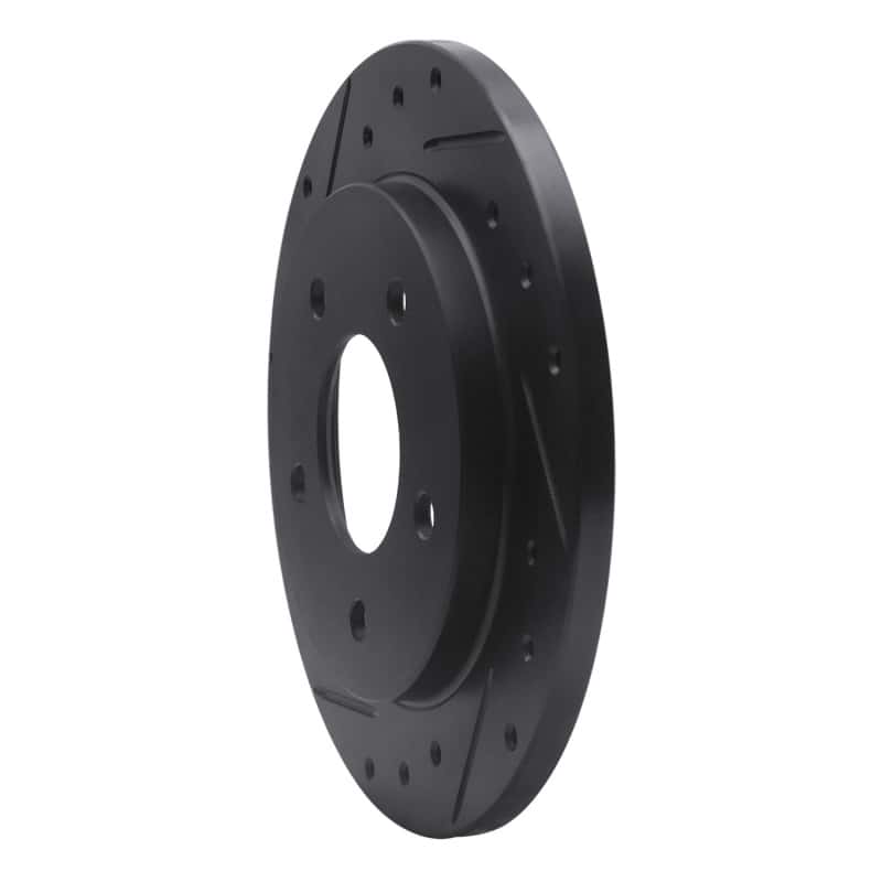 R1 Concepts — R1 88-94 Buick Regal Rear Left Drilled & Slotted Black Brake Rotor
R1 Brake Rotor Drill - view 2