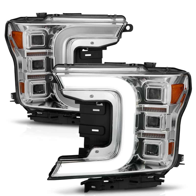 ANZO — ANZO 18-20 Ford F-150 Full Led Projector Light Bar Style Headlights - Chrome Amber
Head Light Set
HdLtSet - view 9