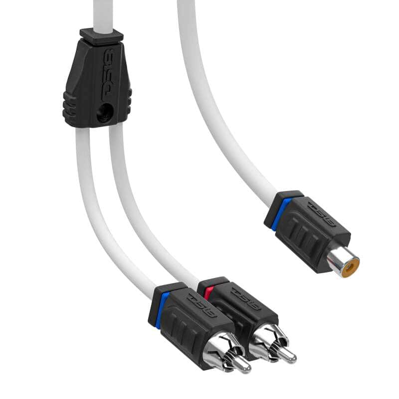 DS18 — DS18 Marine Grade Tinned Copper OFC RCA Wires 1 Female to 2 Male Splitter - view 4
