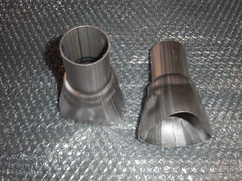 Stainless Works — Stainless Works 3 Way Formed Collector 1-3/4in Primaries 2.50in Collector
Header Collector - view 1