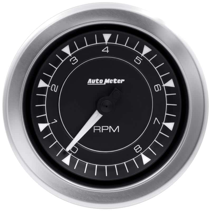 AutoMeter — Autometer Chrono 3-3/8in 10k RPM In Dash Tachometer Gauge
3.4" TACH 8K RPM CHR - view 2