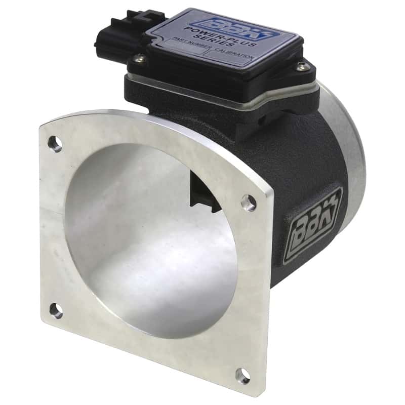 BBK — BBK 96-98 Mustang GT Mass Air Meter 86mm 19 lb Inj. Cold Air Calibration
Mass Air Flow Sensor
Mass Air Meters - view 1