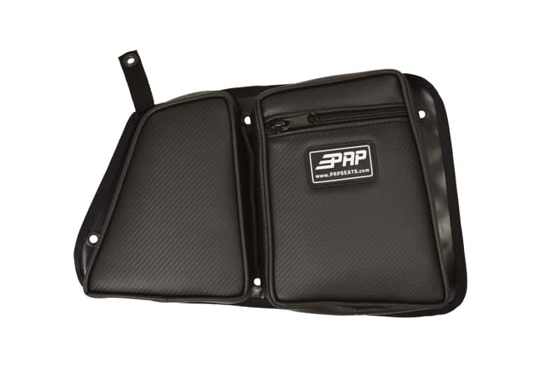 PRP Seats — PRP Polaris RZR Rear Door Bag with Knee Pad for Polaris RZR/(Passenger Side)- Black
Storage Bag - view 1