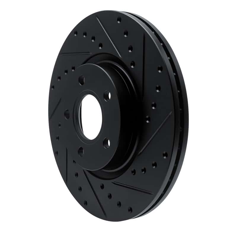 R1 Concepts — R1 04-19 Ford C-MAX Front Right Drilled & Slotted Black Brake Rotor
R1 Brake Rotor Drill - view 2