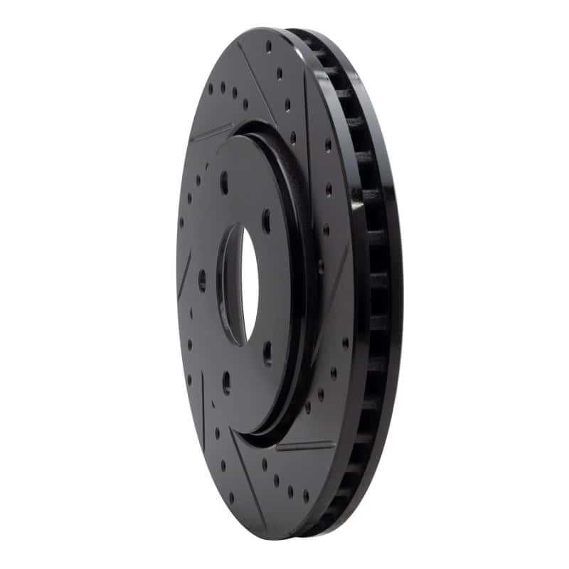 R1 Concepts — R1 08-16 Chrysler Town & Country Front Right Drilled & Slotted Black Brake Rotor
R1 Brake Rotor Drill - view 2