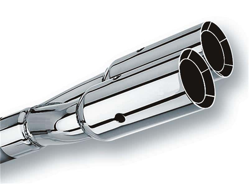 Borla — Borla Universal Polished Tip Dual Round Intercooled (inlet 2 1/2in. Outlet 3in) *NO Returns*
ExhstTailPipeTip
Tip - Dual Round - view 2