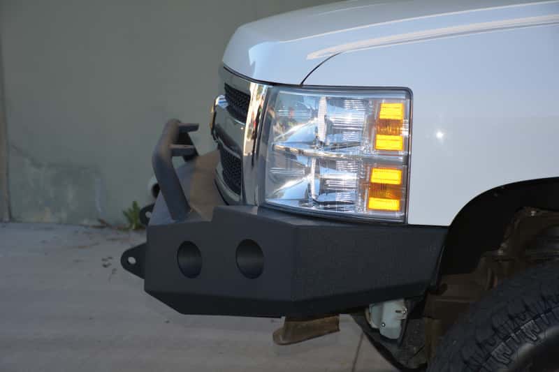 DV8 Offroad — DV8 Offroad 07-13 Chevrolet Silverado 1500 Front Bumper - Black Powdercoat - view 3