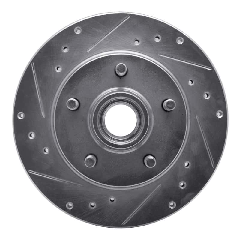 R1 Concepts — R1 91-94 Ford Explorer Front Left Drilled & Slotted Silver Brake Rotor
R1 Brake Rotor Drill - view 1