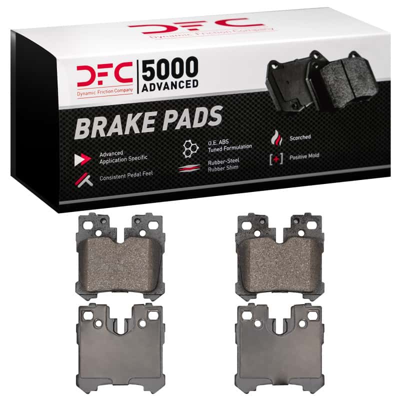 DFC — DFC 07-17 Lexus LS460 Rear 5000 Advanced Low Metallic Brake Pads
DFC Brake Pad Set - view 1