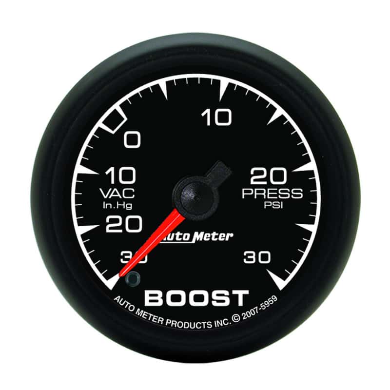 AutoMeter — Autometer ES 52mm Full Sweep Electronic 30 In Hg-Vac/30 PSI Vacuum/Boost Gauge
GA 2" BST 30PSI S ES - view 1