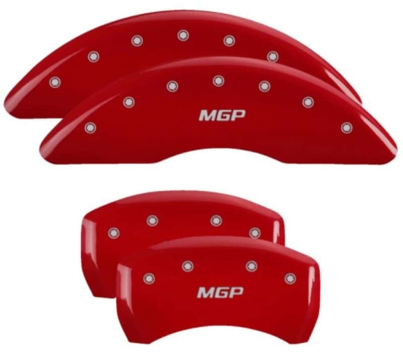 MGP — MGP 4 Caliper Covers Engraved Front & Rear MGP Red Finish Silver Char 2019 Volkswagen Atlas
Caliper Covers - view 1