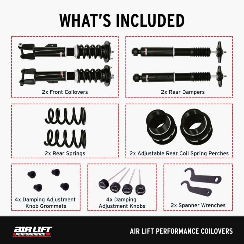 Air Lift — Air Lift Performance 11-23 Chrysler 300 / 15-23 Dodge Challenger Coilover Kit
Air Lift Performance - view 11