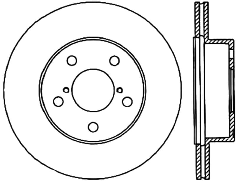 Stoptech — StopTech 05-07 Subaru Impreza WRX/STi Slotted & Drilled Left Rear Rotor
Disc Brake Rotor
Slot/Drill Rotor - view 1