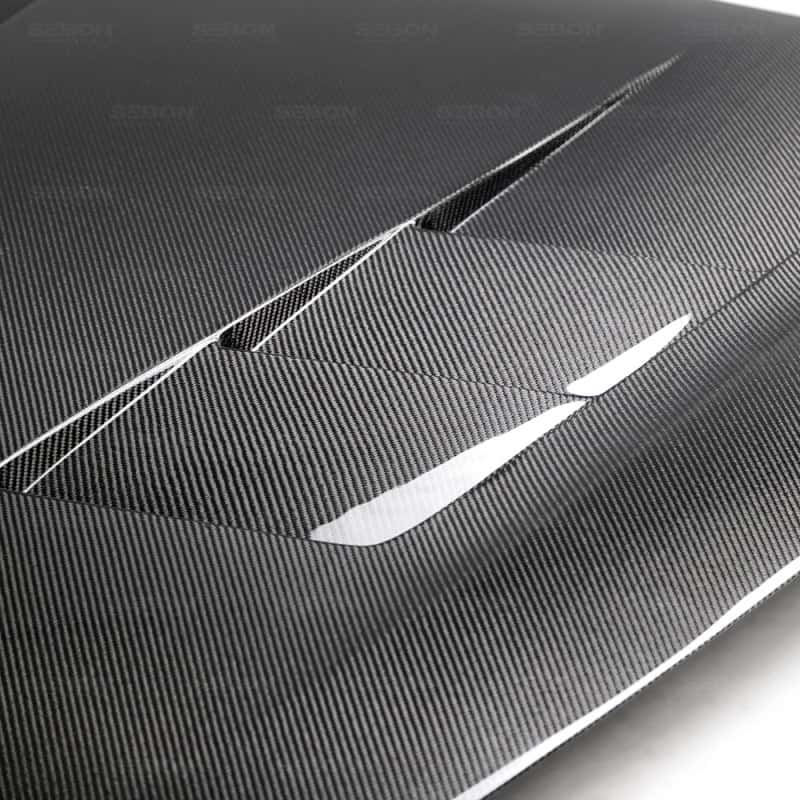 Seibon — Seibon 18-19 Kia Stinger TS Carbon Fiber Hood - view 5