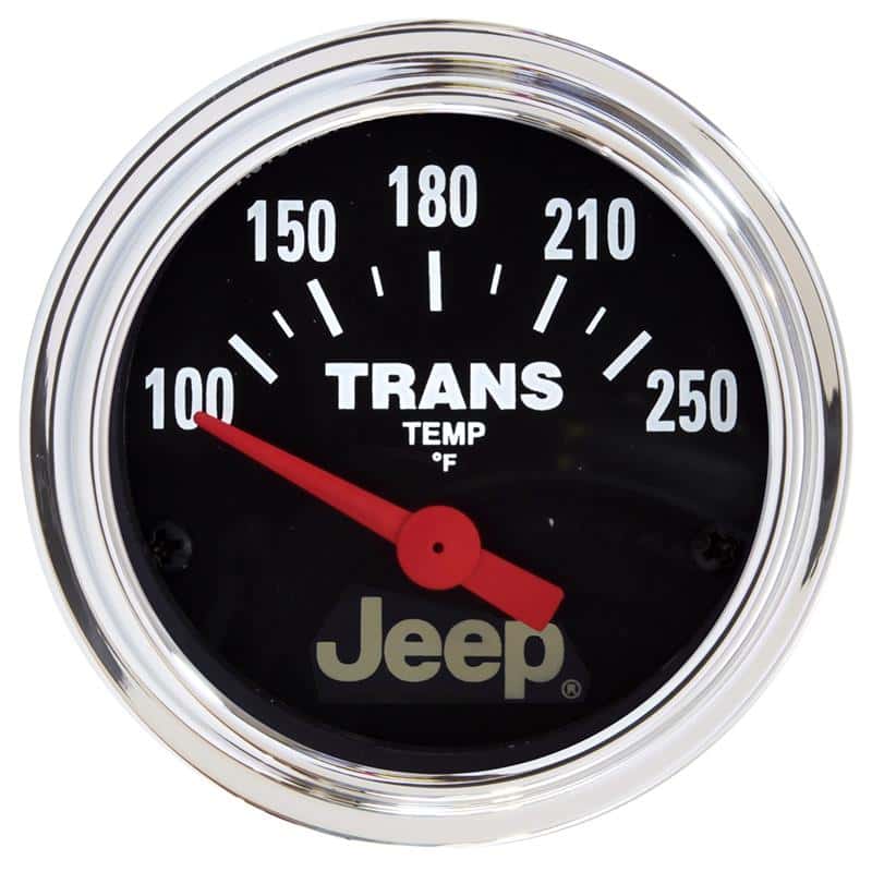 AutoMeter — Autometer Jeep 52.4mm Short Sweep Electronic 100-250 Def F Transmission Temperature Gauge
2-1/16" JEEP TRANS T - view 2
