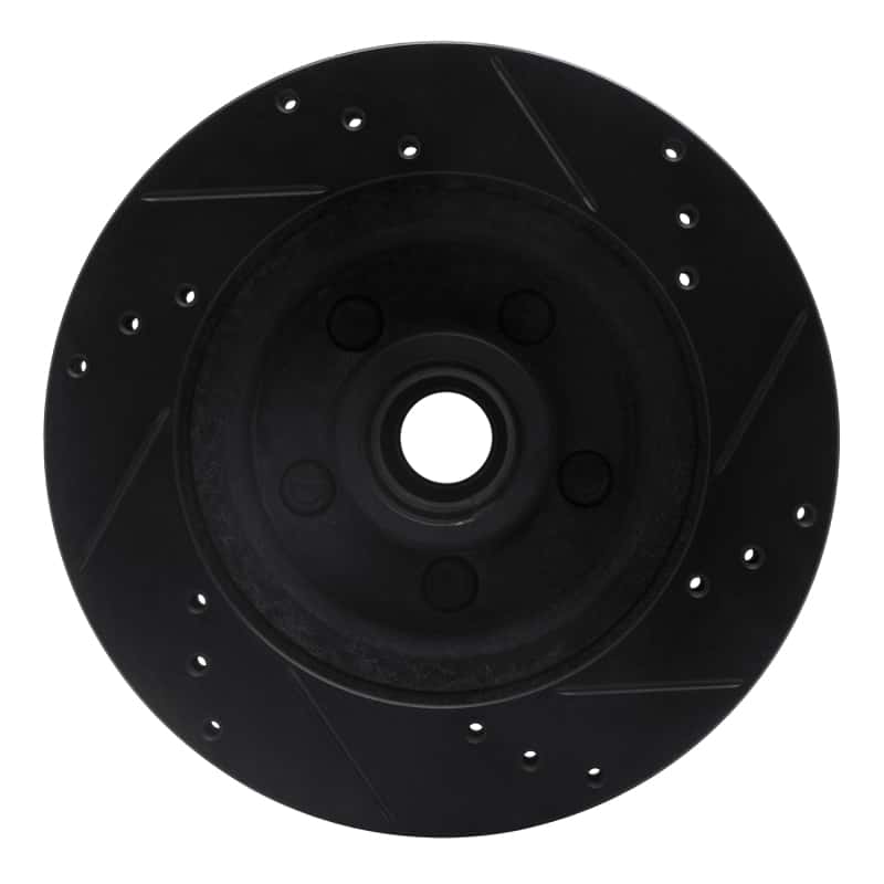 R1 Concepts — R1 70-72 Ford Galaxie 500 Front Left Drilled & Slotted Black Brake Rotor
R1 Brake Rotor Drill - view 5
