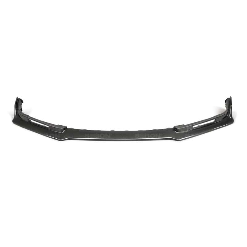 Seibon — Seibon 2017 Honda Civic Type-R TA-Style Gloss Carbon Fiber Front Bumper Lip - view 2