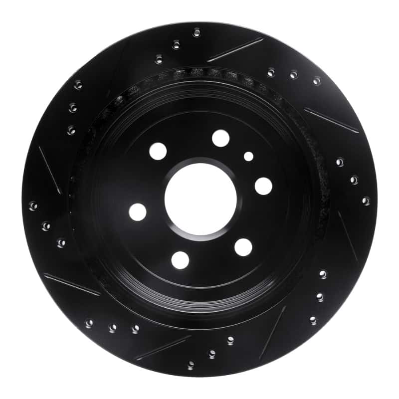 R1 Concepts — R1 10-16 Cadillac SRX Rear Right Drilled & Slotted Black Brake Rotor
R1 Brake Rotor Drill - view 5