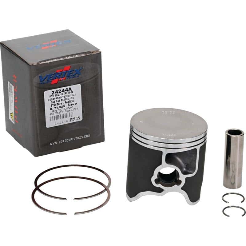 Vertex Pistons — Vertex Piston 2024 KTM 300 EXC 300cc Cast Replica Piston Kit - view 2