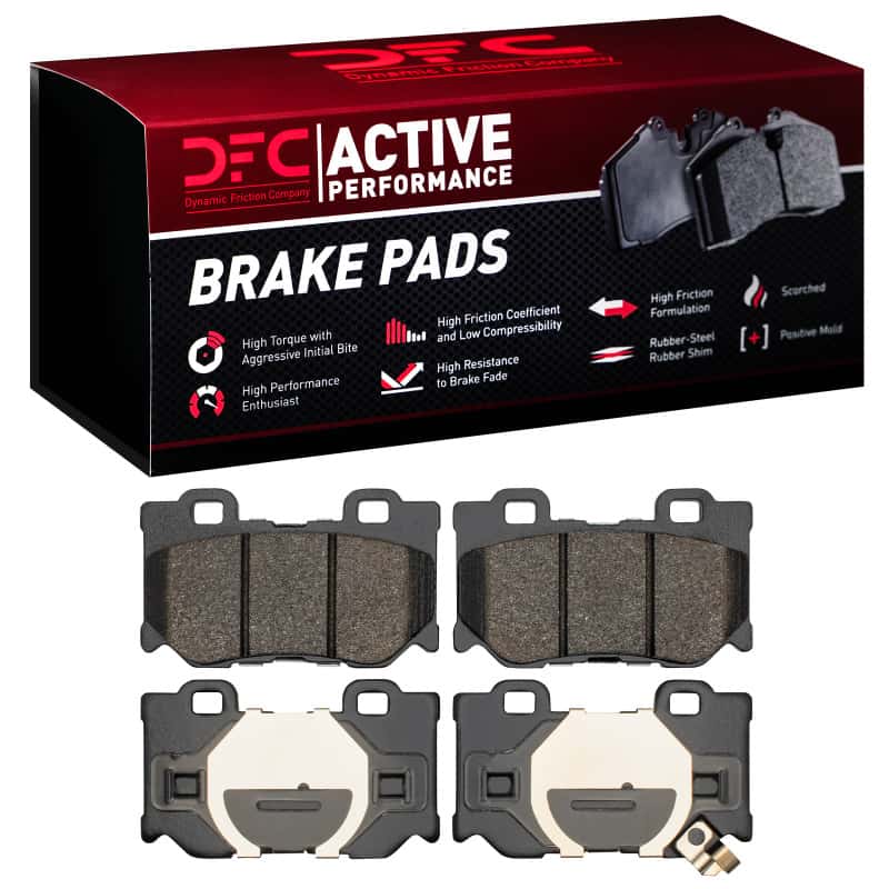 DFC — DFC 08-25 Infiniti M35H Rear Active Performance Pads - Low Metallic
DFC Brake Pad Set - view 1