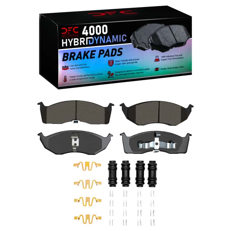 DFC — DFC 98-04 Chrysler Concorde Front 4000 HybriDynamic Brake Pads and Hardware Kit
DFC Brake Pad Set - view 1