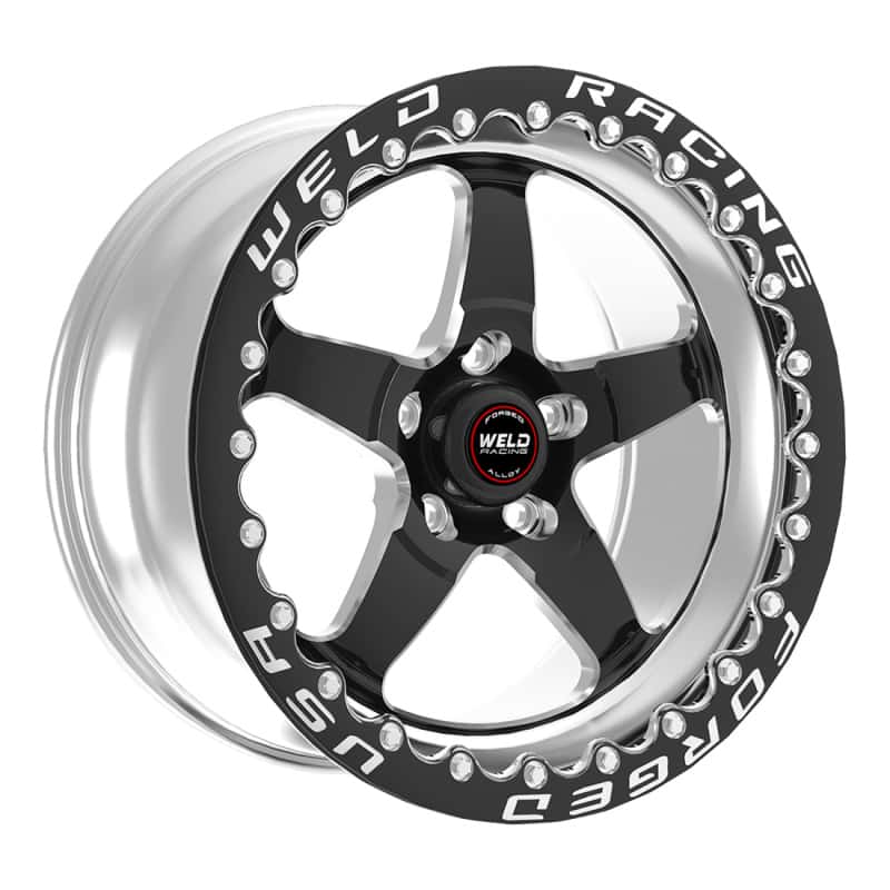 Weld — Weld S71 15x10.33 / 5x120mm BP / 7.5in. BS Black Wheel (Medium Pad) - Black Single Beadlock MT
15X10.33'' S71B SBL - view 3