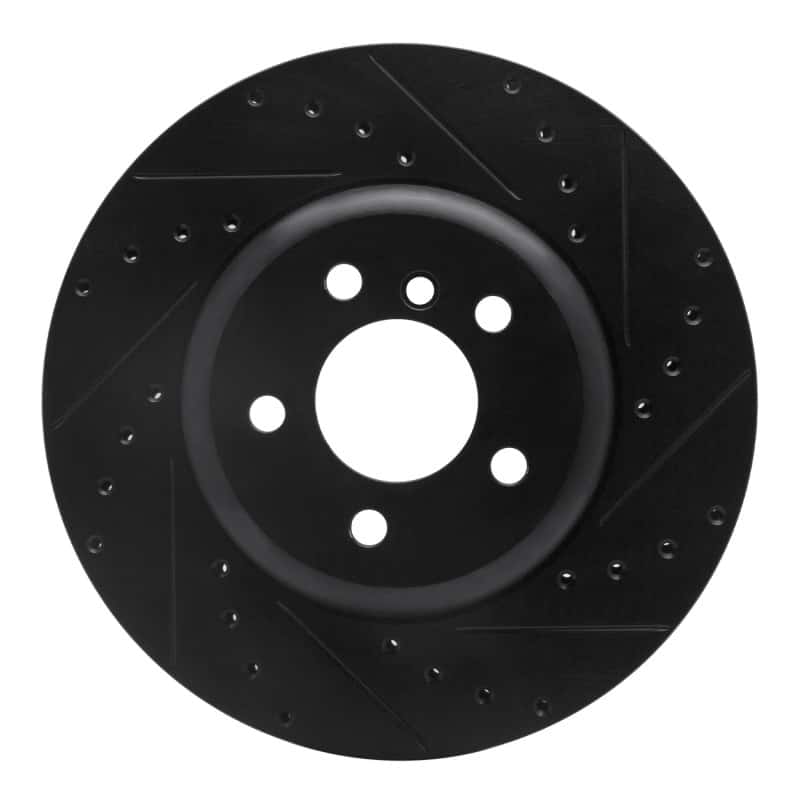 R1 Concepts — R1 13-21 BMW 428I xDrive Coupe & Convertible Rear Right Drilled & Slotted Black Brake Rotor
R1 Brake Rotor Drill - view 1