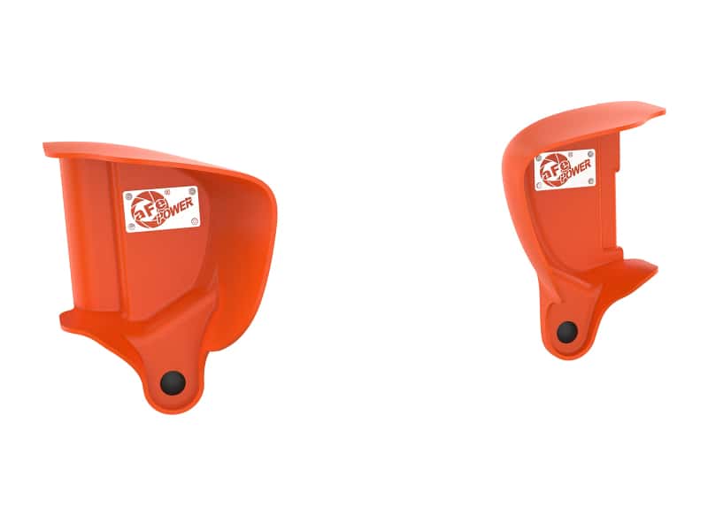 aFe — aFe Magnum FORCE Dynamic Air Scoop 15-18 BMW M3/15-20 M4 - Orange
Dynamic Air Scoop - view 3