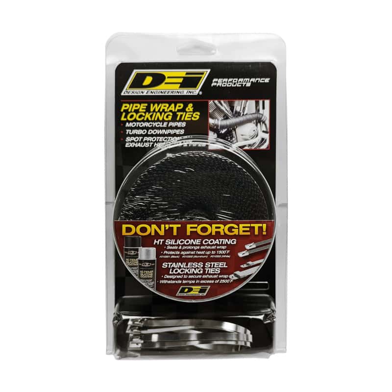 DEI — DEI Exhaust Wrap Kit - Pipe Wrap and Locking Tie - Black
Exhaust Wrap Kit - view 7