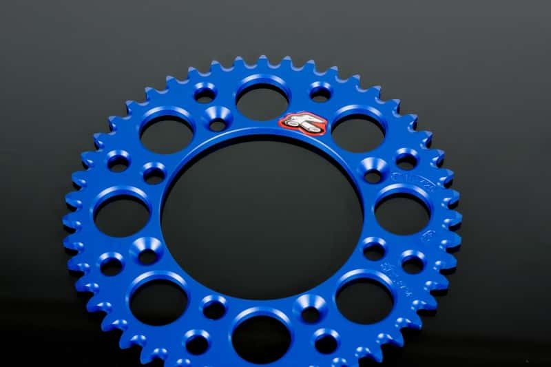 Renthal — Renthal 02-17 Yamaha YZ85 Rear Grooved Sprocket -Blue 428-52P Teeth - view 2