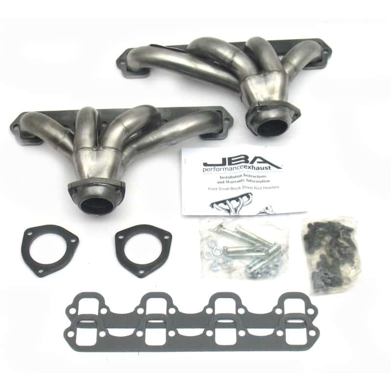 JBA — JBA Ford 260-351W SBF 1-5/8in Primary Raw 409SS Tight Tuck Header
Exhaust Header - view 2