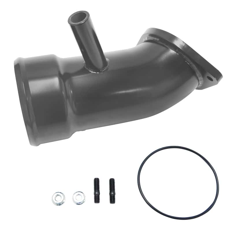 Wehrli — Wehrli 17-19 Chevrolet 6.6L L5P Duramax 3.5in Intake Horn w/PCV Port - Gloss White
Int Horn 17-19 GW - view 1