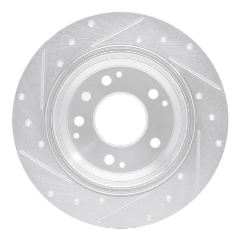 R1 Concepts — R1 91-99 Acura Legend Rear Right Drilled & Slotted Silver Brake Rotor
R1 Brake Rotor Drill - view 5
