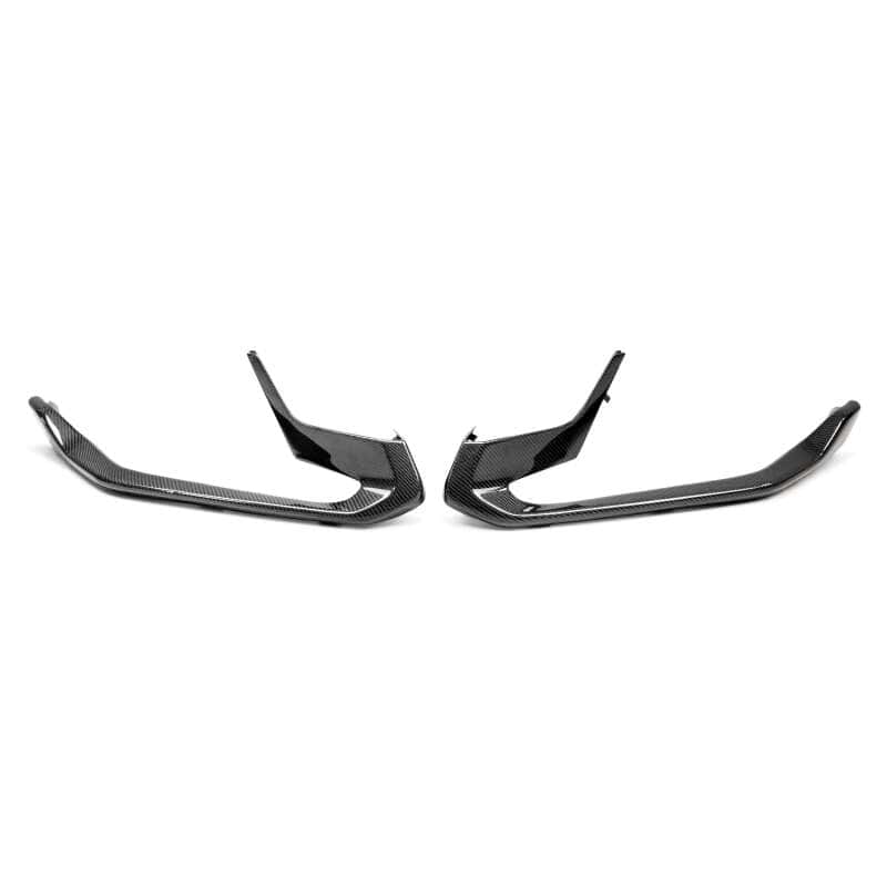 Anderson Composites — Anderson Composites 20-22 Ford Mustang Shelby GT500 Carbon Fiber Front Bumper Trim - view 2