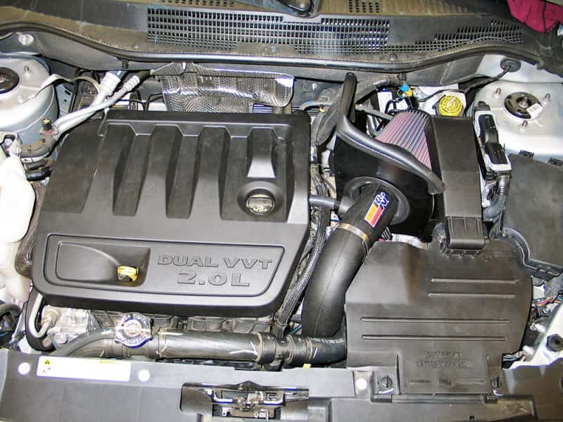 K&N Engineering — K&N 07 Dodge Caliber/Jeep Compass L4-1.8/2.0/2.4L Performance Intake Kit
Performance Air Inta
Air Intake System - view 3