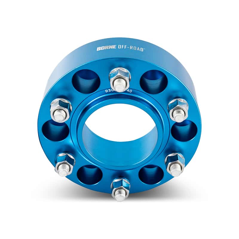 Borne Off-Road — Borne Off-Road Wheel Spacers - 6x139.7 - 93.1 - 35mm - M12 - Blue - view 5
