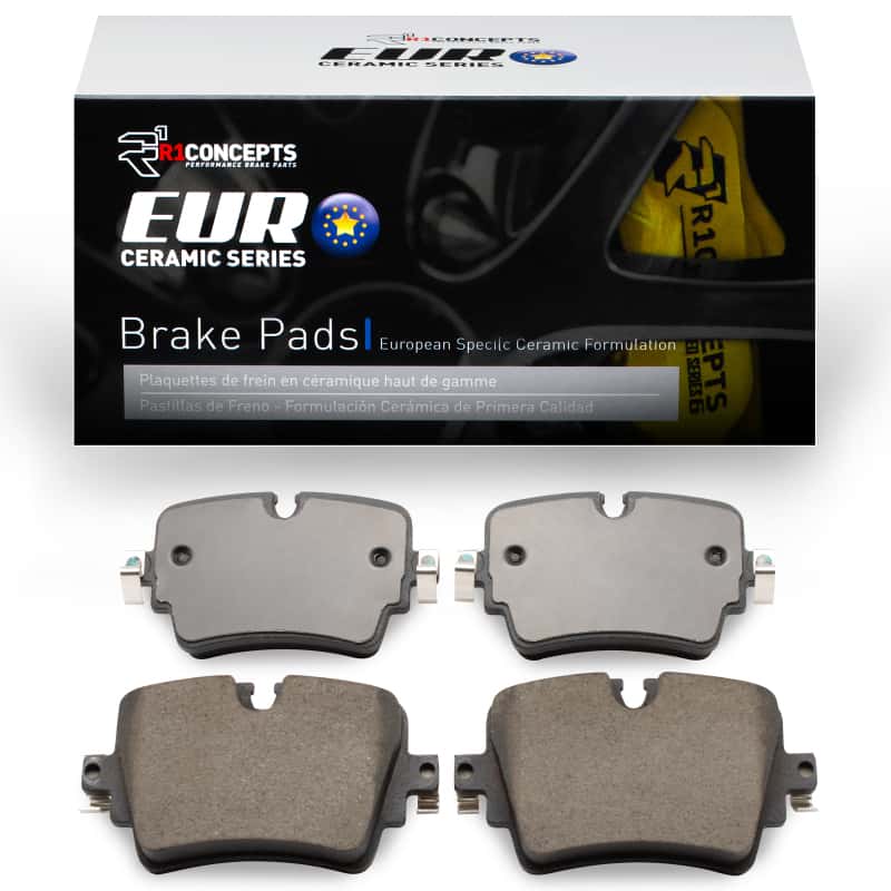R1 Concepts — R1 14-24 Jaguar F-Type Rear Euro Ceramic Brake Pads - view 1