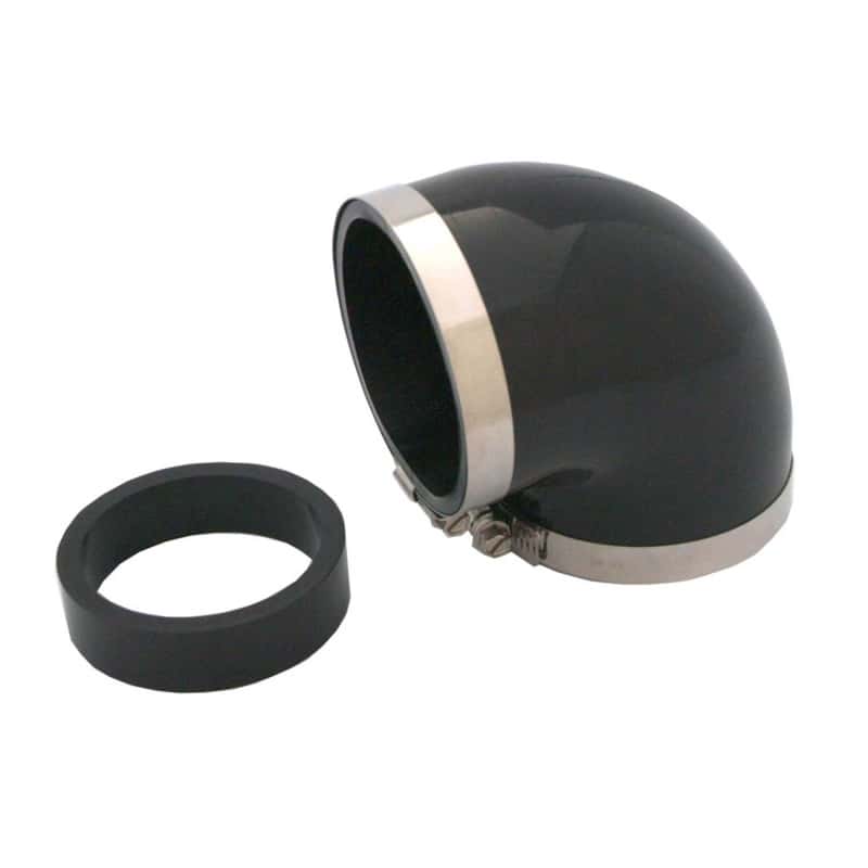 Spectre — Spectre Coupler Elbow Reducer 3in. / 90 Degree w/2.5in. Insert (PVC) - Black
Coupler Elbow Reduce - view 1