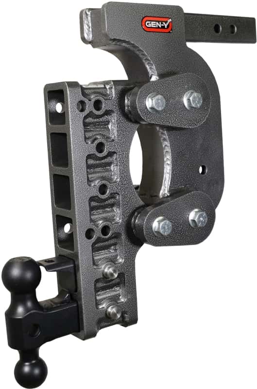 GEN-Y Hitch — Gen-Y The Boss Torsion-Flex 2in Shank 17.5in Drop 16K Hitch w/GH-051 Dual-Ball/Pintle Lock/Stab Kit
Drop Hitch - view 3