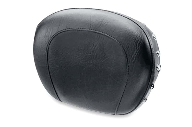 Mustang Motorcycle — Mustang Honda Standard Tall Sissy Bar Pad (12 inch X 9 inch) w/Studs - Black - view 1
