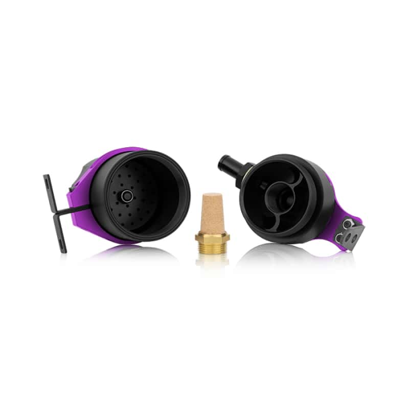 Mishimoto — Mishimoto Universal Baffled Oil Catch Can - Purple - view 12