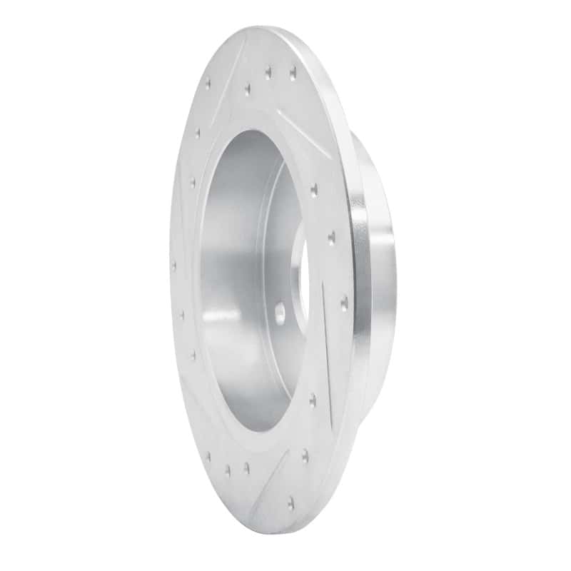 R1 Concepts — R1 90-06 Infiniti G20 Rear Right Drilled & Slotted Silver Brake Rotor
R1 Brake Rotor Drill - view 4