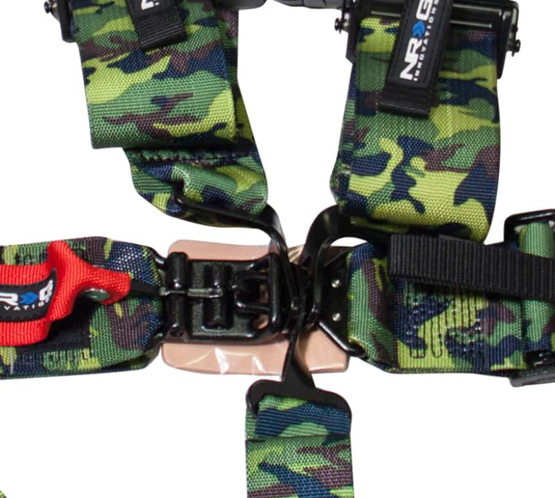 NRG — NRG SFI 16.1 5pt 3in. Seat Belt Harness/ Latch Link - Camo - view 3