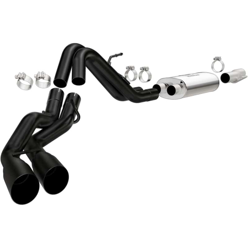 Magnaflow — MagnaFlow SYS Cat-Back 10-14 Ford Raptor 6.2L V8 2.5/3in Black Dual Same Side Exit Rear 3.5 Tips
Cat-Back - view 8